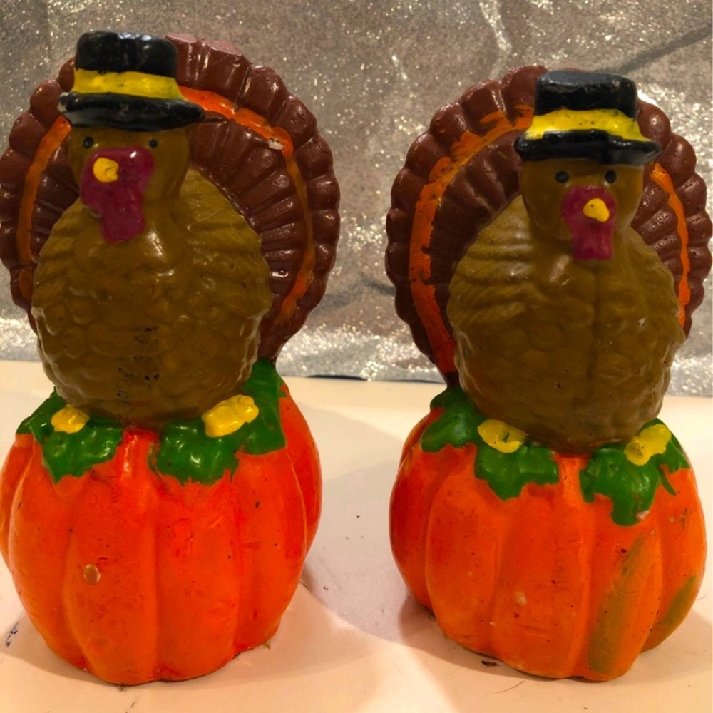 Thanksgiving Turkey Pumpkin Candles